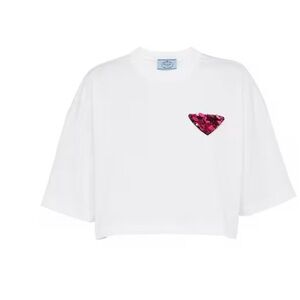 Brand New Prada Cropped Jersey Tshirt